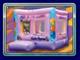 Kiddie Playroom Bounce - A colorful Kiddie Playroom, 10' X 13', 8' feet high. Kids Jump Around!