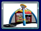 World Sports Games  - The game kids want to play! Choose from these popular sports activities: football, soccer, basketball, baseball, dart/Frisbee, all under one inflatable play structure.