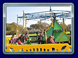 Dixie Twister Ride - The Dixie Twister has ten swings that hold up to twenty adults or thirty children making it fun for all ages five and up.  The ride starts off at a slow speed and builds up to a very fast speed as illustrated in the picture.