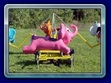 Elephant Ride - Kids love this Trailer Mounted colorful Elephant Ride!