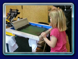 Children's Screen Printing - The kids can have fun screen printing their own custom shirts.  Everything is made at the event and given to each person.
