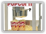 Popcorn Cart - Something that will never go to waste. Hot Fresh Popcorn is always a hit!