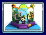 Shrek Club Bounce - Lots of fun and plenty of space.  Dimensions  15'L x 15' W x 20' H.